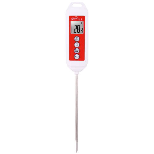 速為 SW318探針式溫度計廚房食品油溫計嬰兒奶溫計水溫計電子溫度計極速測溫（量程-50~300℃）