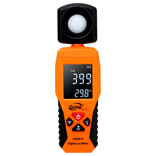 速為SW6013高精度數字照度儀照度計流明表數顯光度亮度測光測量儀 溫度測量